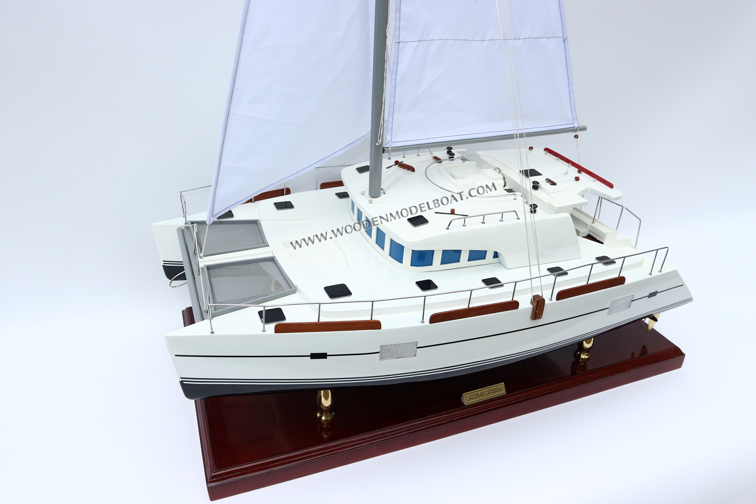 Wooden Model Lagoon 440 Catamaran