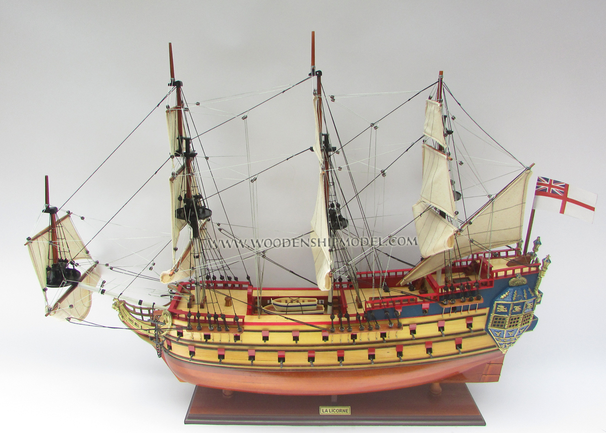 Unicorn Model Ship Bow View