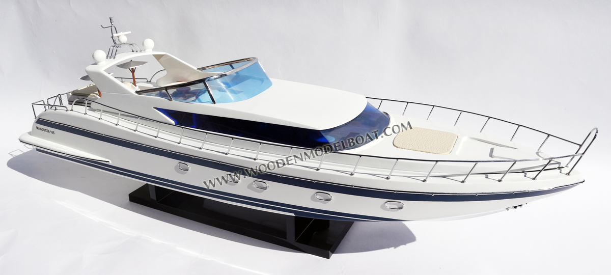 Model Mangusta 105 ready for display