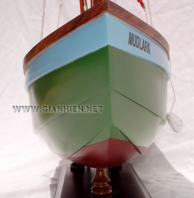 MODEL MUDLAK TRADITIONAL FINISHING BOAT HULL VIEW