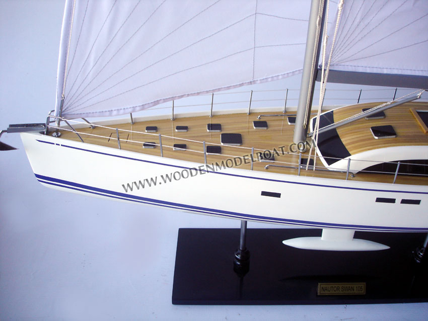 Nautor Swan 105 Yacht ready for display