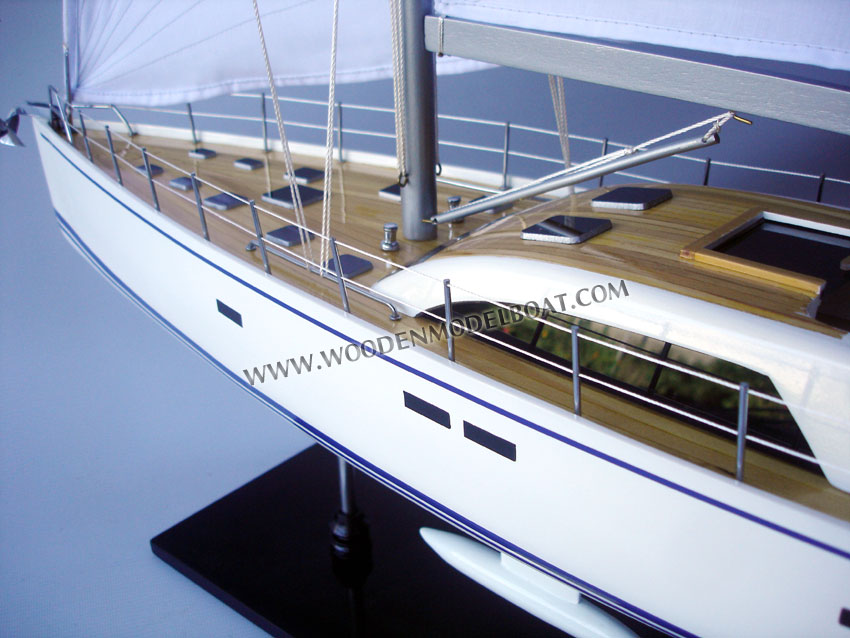 Hand-crafted Wooden Yacht