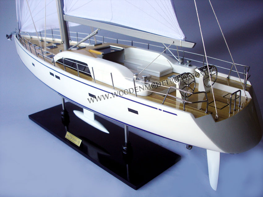 Hand-made Yacht Model Nautor Swan 105 