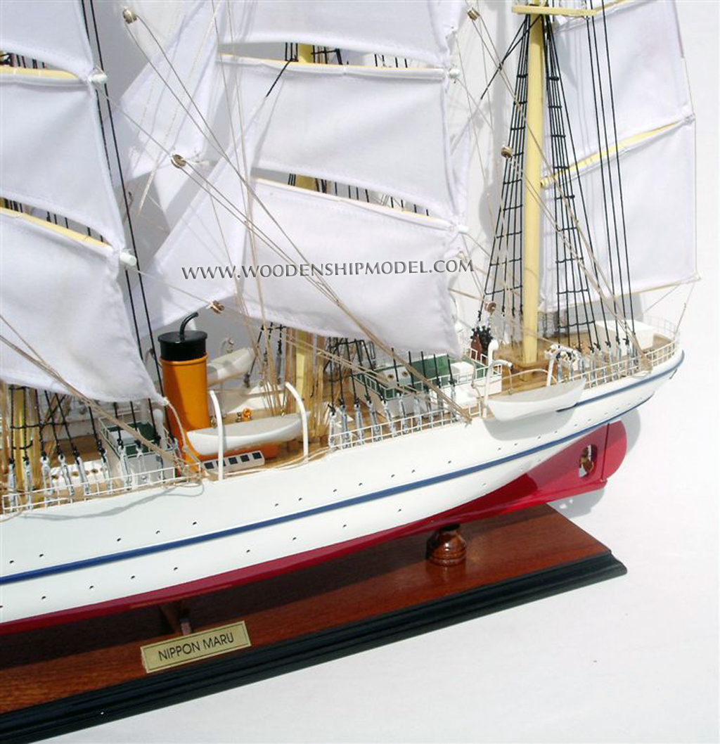 Nippon Maru Ship Model Bow view