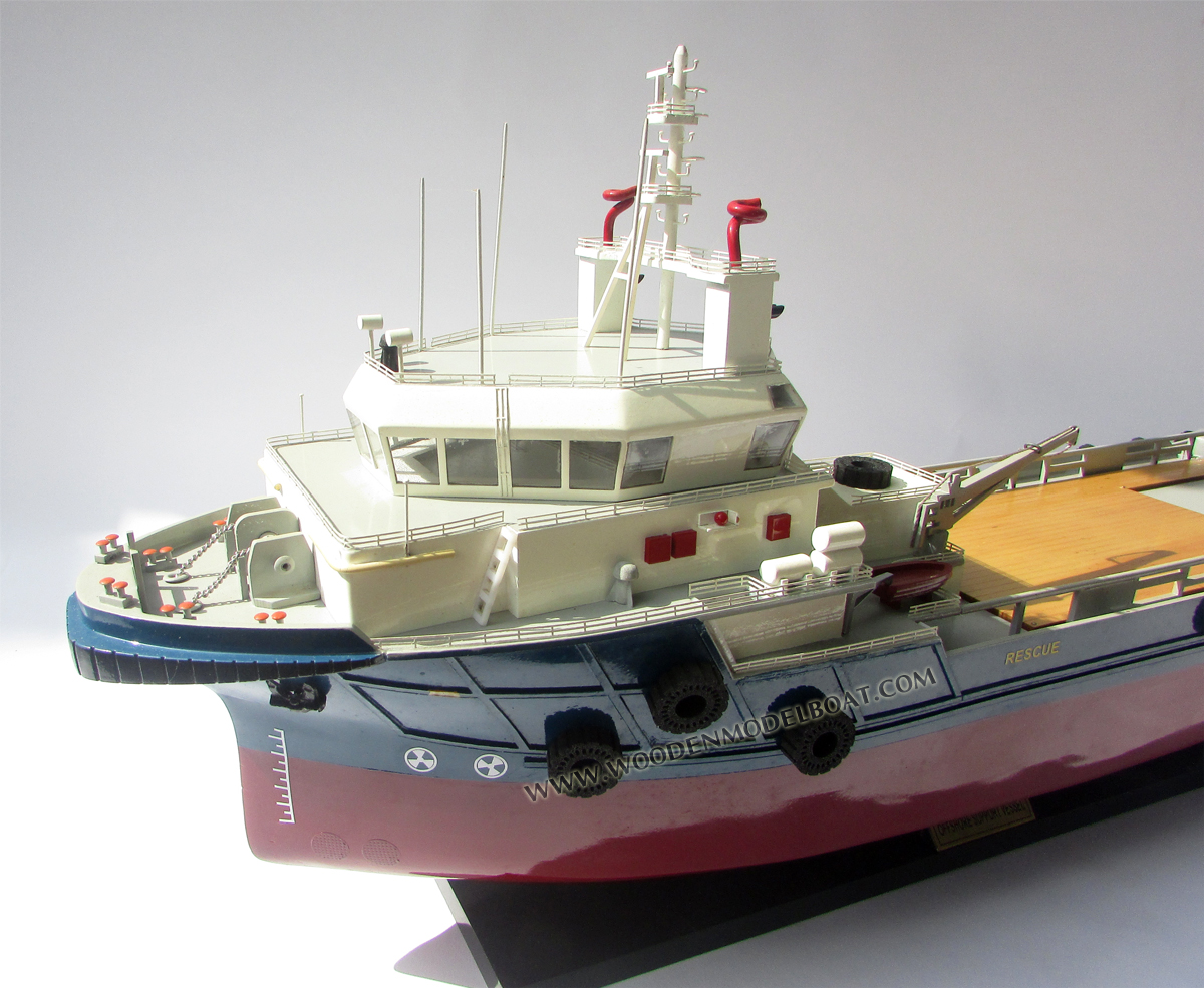 Model Offshore Support Tug Boat, offshore support vessel model, OSV model, display offshore support vessel, tugboat model, model tug boat, tugboat model, display tugboat model, scale tugboat model, offshore vessel model, model boat offshore support vessel, handmade sea tugboat vessel