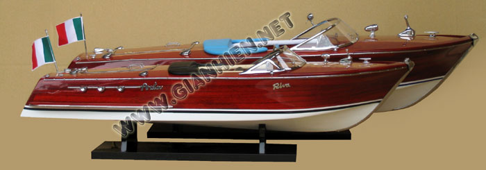 Model Super Riva Ariston ready for display