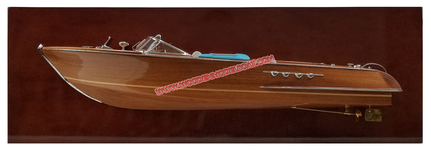 Riva Aquarama Half-hull Wall Picture, Riva Aquarama Boat wall picture, Model Boat Riva Aquarama Picture, Half-hull Riva Aquarama