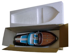 RIVA AQUARAMA, SPEED BOATS PACKING.