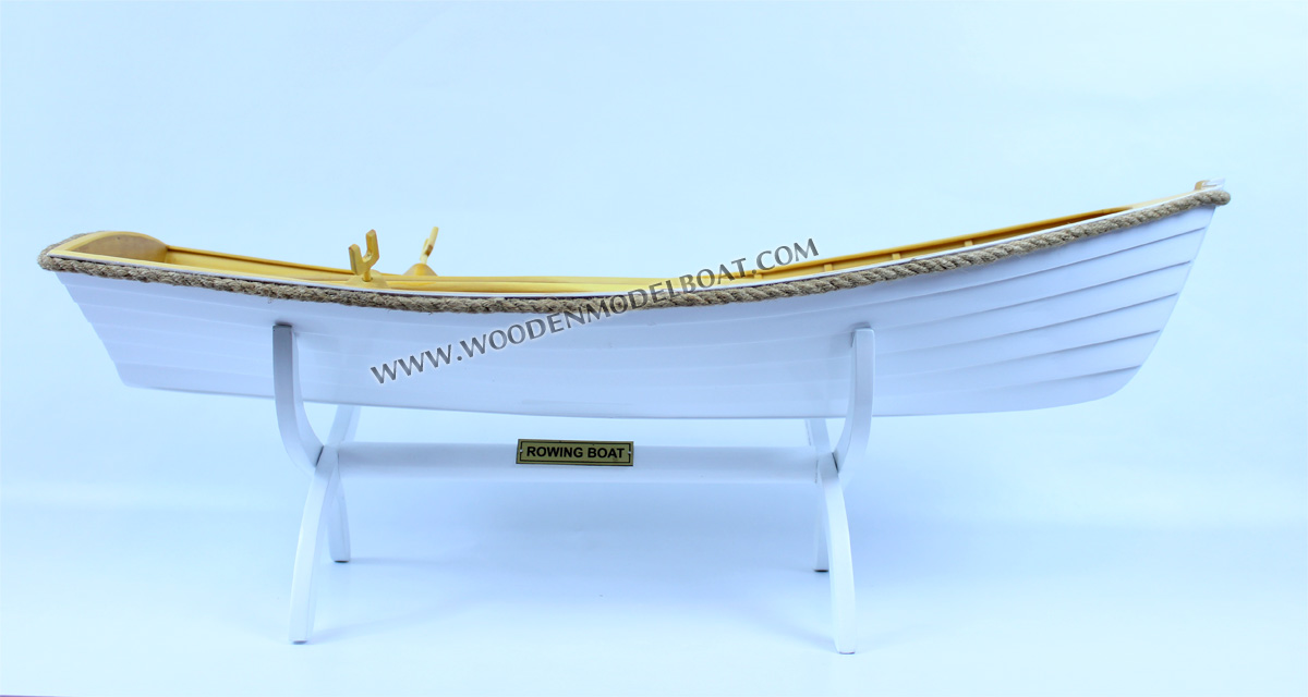 rowing boat Model, handmade row boat model, model rowing boat, handcrafted row boat, wooden row boat, scale row boat model, row boat model for display, wooden boat model, scale wooden boat, boat with oars model, wooden model boat, quality model boat, dinghy boat model, clinker boat hull construction, clinker boat model, clinker hull model boat