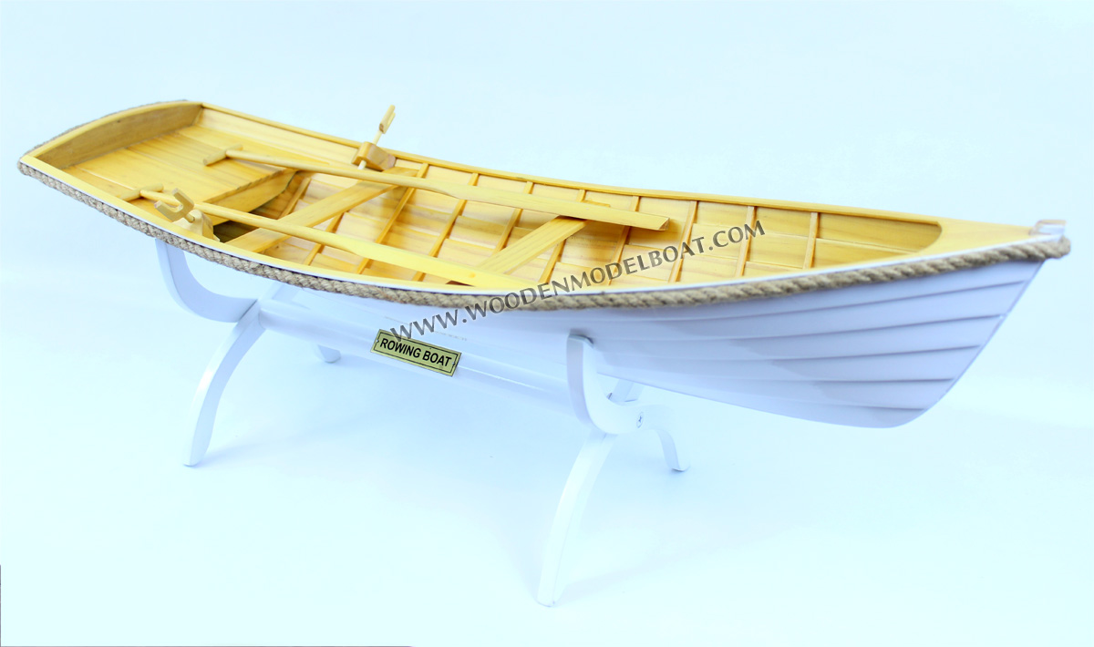 rowing boat Model, handmade row boat model, model rowing boat, handcrafted row boat, wooden row boat, scale row boat model, row boat model for display, wooden boat model, scale wooden boat, boat with oars model, wooden model boat, quality model boat, dinghy boat model, clinker boat hull construction, clinker boat model, clinker hull model boat