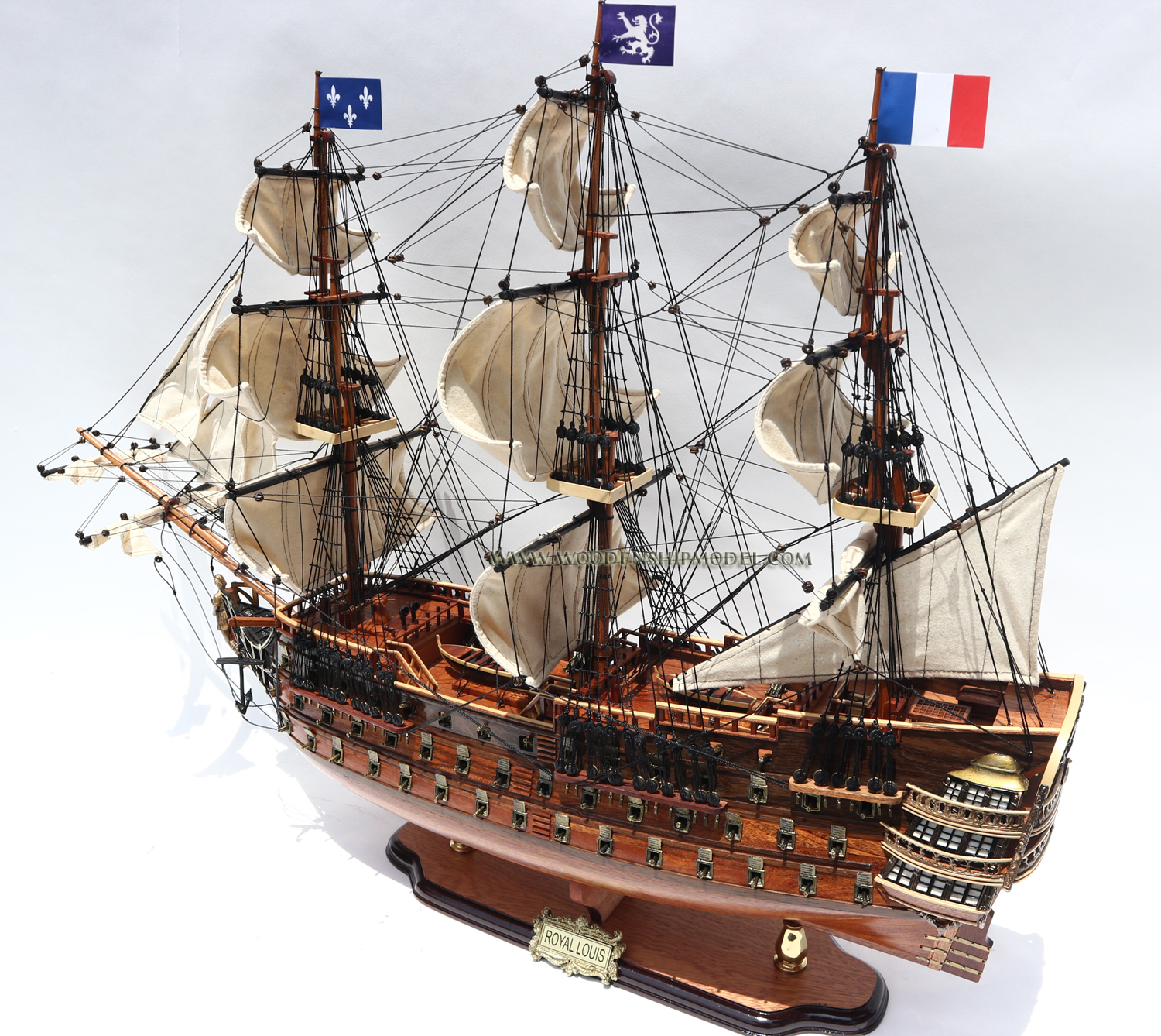 Le Royal Louis, Le Royal Louis tall ship, Le Royal Louis historic ship, Le Royal Louis wooden model ship, Le Royal Louis model handicrafted ship, Le Royal Louis model handicraft boat, wooden model boat handicraft Le Royal Louis, model historic ship Le Royal Louis, model handicrafted ship Le Royal Louis, handcrafted Soleil Royal french ship, french historic ship, hand-made wooden ship model Royal Louis