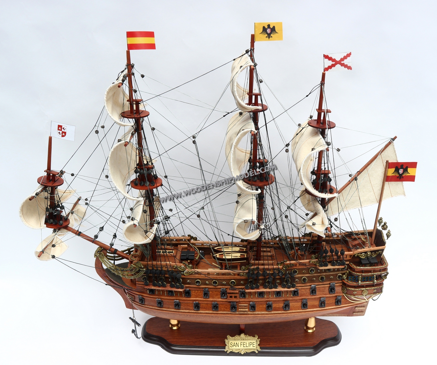 Model Ship San Felipe  Bow View