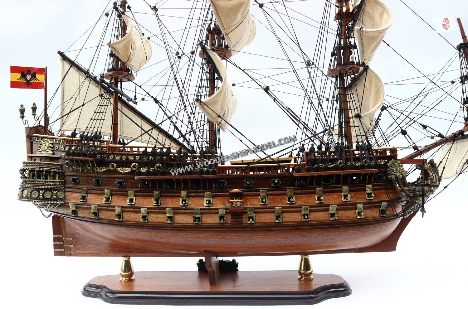 San Felipe Model Ship ready for display