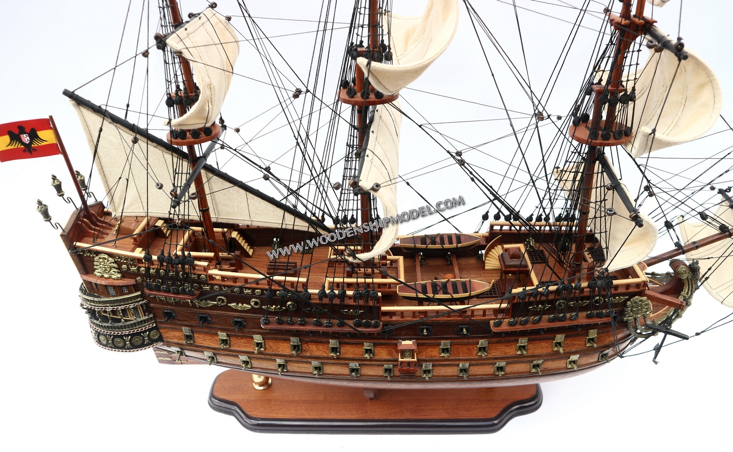 San Felipe Model Ship ready for display