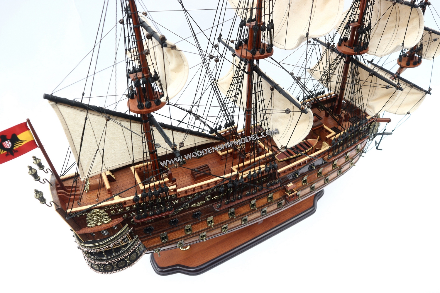 San Felipe Model Ship ready for display