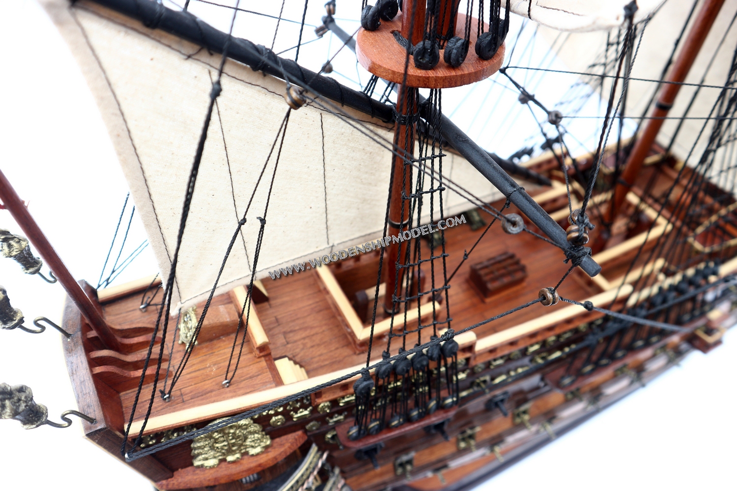 San Felipe Model Ship ready for display