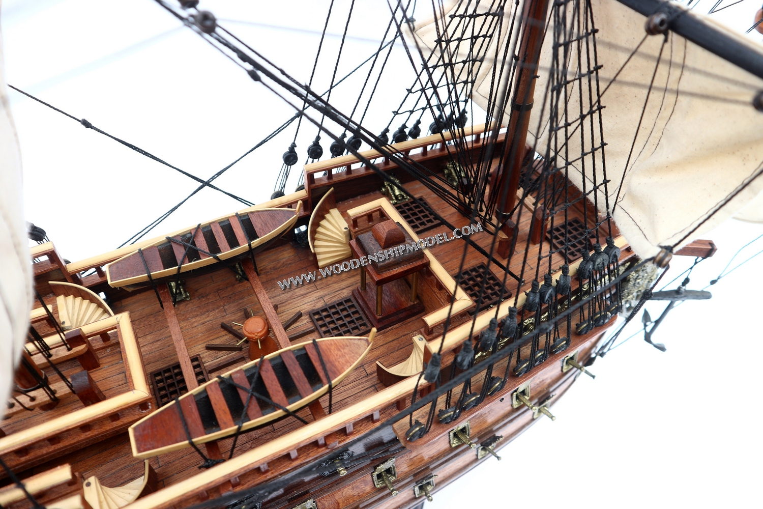 San Felipe Model Ship ready for display