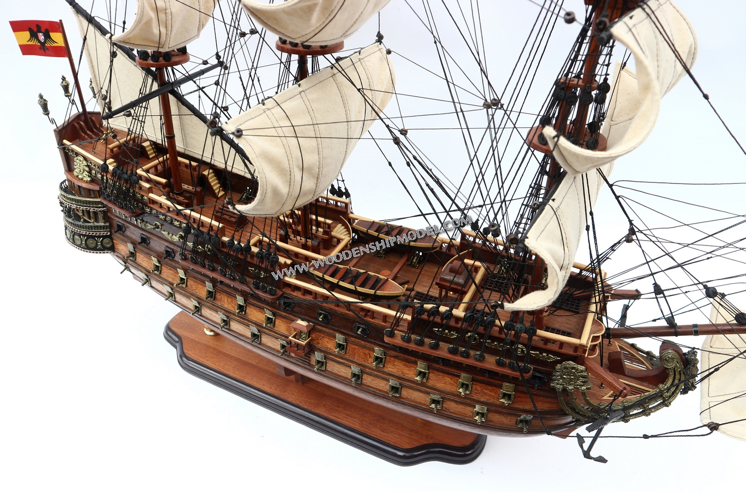 San Felipe Model Ship ready for display