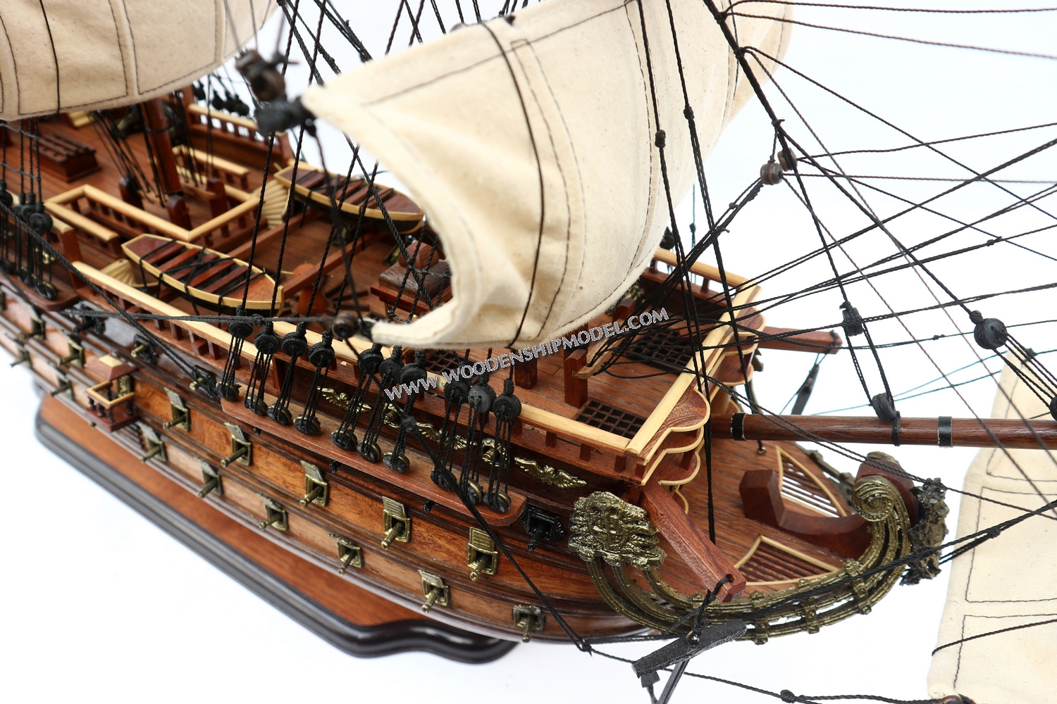 San Felipe Model Ship ready for display