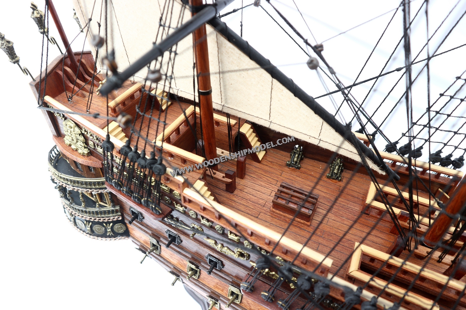 San Felipe Model Ship ready for display