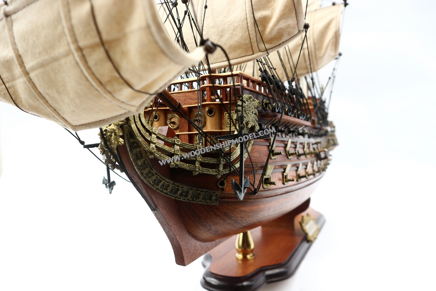 San Felipe Model Ship ready for display