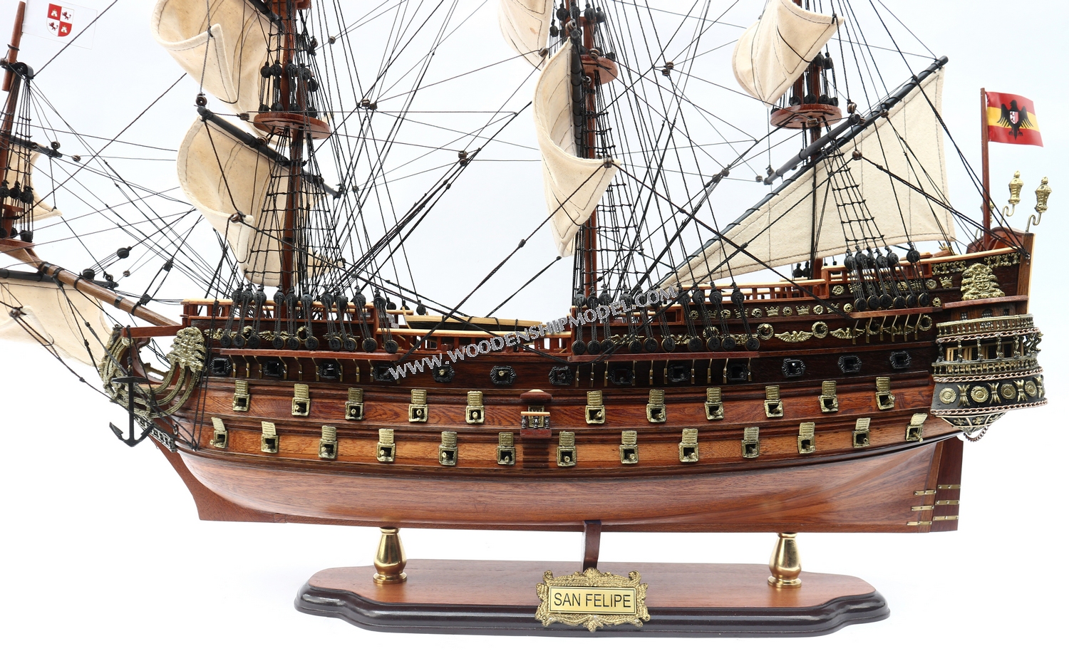 Model Ship San Felipe  Bow View