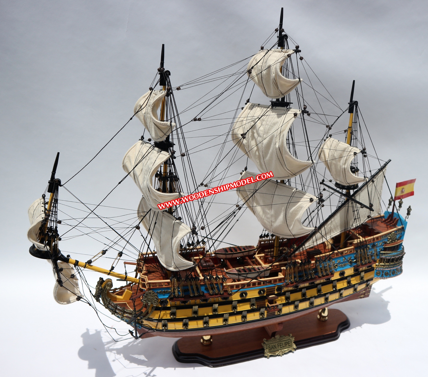 Model Ship San Felipe  Bow View