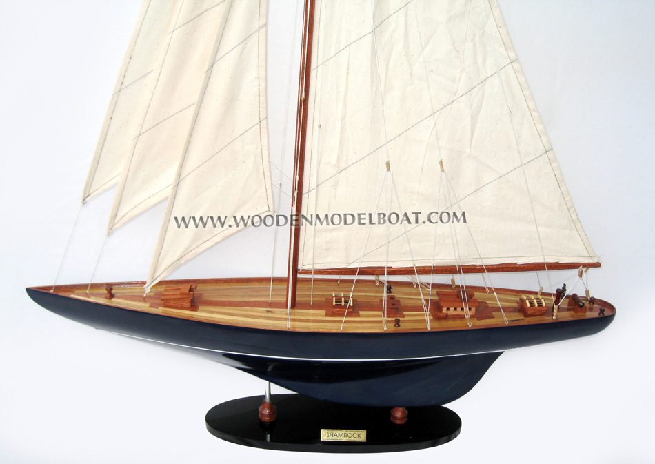 sail boat Shamrock, Shamrock yacht model, wooden model sail boat Shamrock, sailing boat Shamrock, Handcrafted sail boat model, quality sail boats Shamrock, Shamrock model, america cup collection sailboats, Shamrock V, shamrock V boat, huge shamrock sail boat, big shamrock yacht model, custom make shamrock sail boat