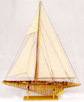 MODEL SHAMROCK YACHT - CLICK TO ENLARGE !!!