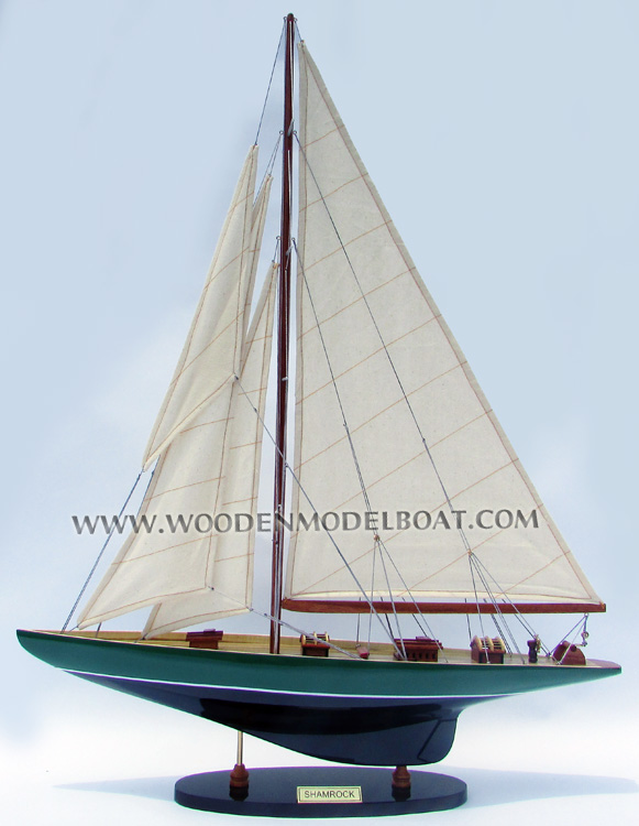 sail boat Shamrock, Shamrock yacht model, wooden model sail boat Shamrock, sailing boat Shamrock, Handcrafted sail boat model, quality sail boats Shamrock, Shamrock model, america cup collection sailboats, Shamrock V, shamrock V boat, huge shamrock sail boat, big shamrock yacht model, custom make shamrock sail boat