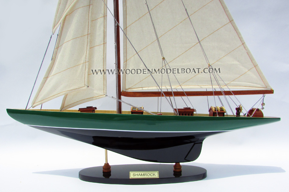 sail boat Shamrock, Shamrock yacht model, wooden model sail boat Shamrock, sailing boat Shamrock, Handcrafted sail boat model, quality sail boats Shamrock, Shamrock model, america cup collection sailboats, Shamrock V, shamrock V boat, huge shamrock sail boat, big shamrock yacht model, custom make shamrock sail boat