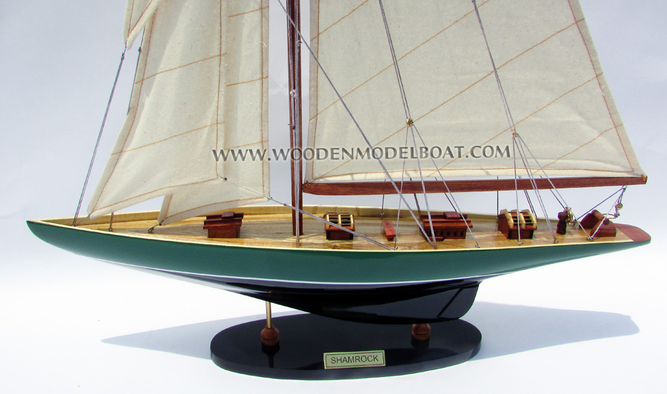 sail boat Shamrock, Shamrock yacht model, wooden model sail boat Shamrock, sailing boat Shamrock, Handcrafted sail boat model, quality sail boats Shamrock, Shamrock model, america cup collection sailboats, Shamrock V, shamrock V boat, huge shamrock sail boat, big shamrock yacht model, custom make shamrock sail boat