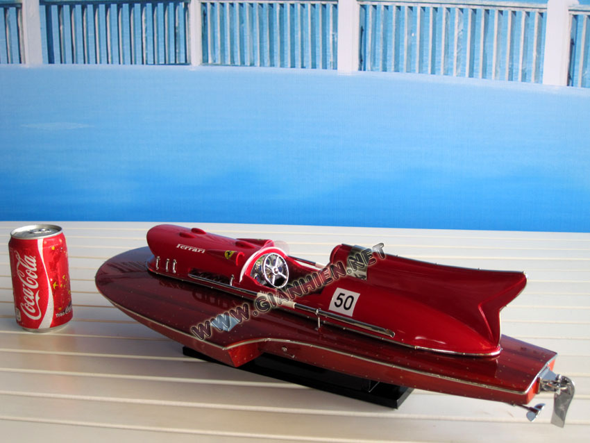 small model Ferrari Hydroplane