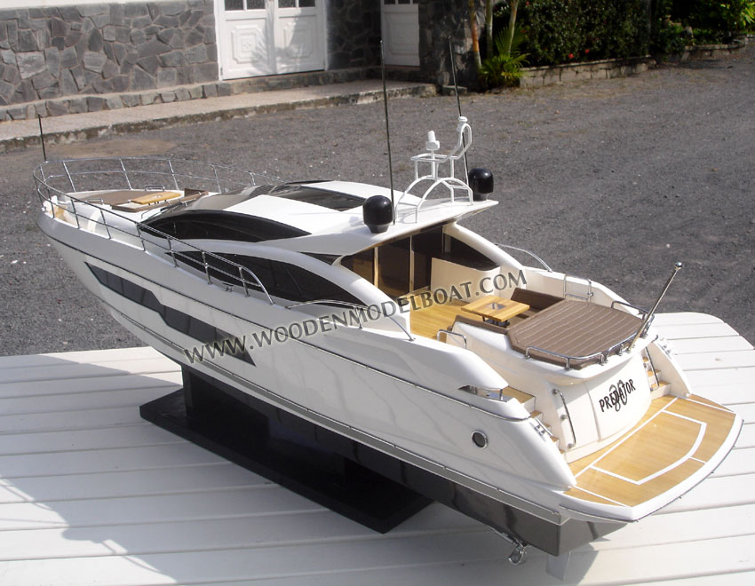 Sunseeker Predator 80 model ready for display