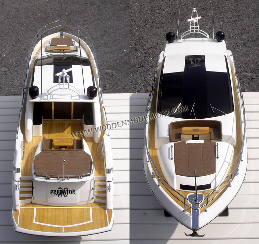 Predator 80 model yacht