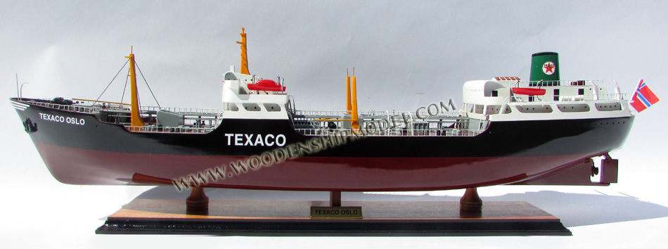 Texaco Oslo Oil Tanker wooden model ship decoration, Texaco Oslo oil tanker ship model, model ship Texaco Oslo, hand-crafted oil tanker texaco oslo, texaco oslo display model, hand-made texaco oslo model ship, hand-crafted oil tanker modelship Texaco Oslo, hand-made oil tanker model from wood, wooden ship model, wooden model boat, quality model boat, quality model ship, gia nhien co., ltd vietnam, gani, ga-ni llc, leading vietnam model ship builder, leading model boat in vietnam, boat builder in vietnam, boat ship model in ho chi minh city, vietnam