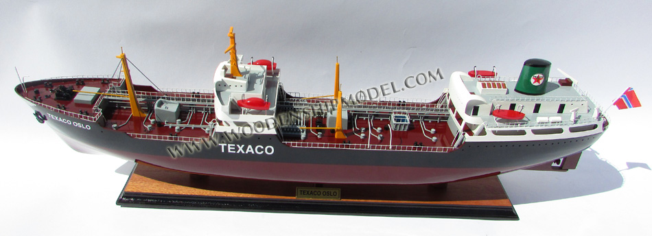 Texaco Oslo Oil Tanker wooden model ship decoration, Texaco Oslo oil tanker ship model, model ship Texaco Oslo, hand-crafted oil tanker texaco oslo, texaco oslo display model, hand-made texaco oslo model ship, hand-crafted oil tanker modelship Texaco Oslo, hand-made oil tanker model from wood, wooden ship model, wooden model boat, quality model boat, quality model ship, gia nhien co., ltd vietnam, gani, ga-ni llc, leading vietnam model ship builder, leading model boat in vietnam, boat builder in vietnam, boat ship model in ho chi minh city, vietnam