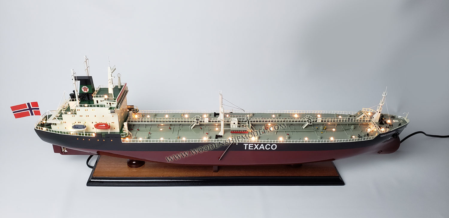 Texaco Stockholm/ Bergen/ Baltic Oil Tanker wooden model ship decoration, Texaco Bergen oil tanker ship model, model ship Texaco, hand-crafted oil tanker model, hand-made oil tanker model from wood, wooden ship model, wooden model boat, quality model boat, quality model ship, gia nhien co., ltd vietnam, gani, ga-ni llc, leading vietnam model ship builder, leading model boat in vietnam, boat builder in vietnam, boat ship model in ho chi minh city, vietnam