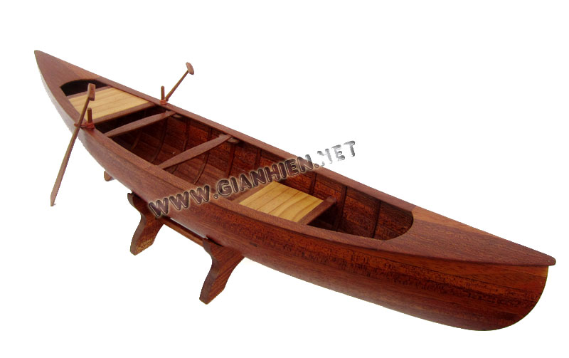 Model canoe