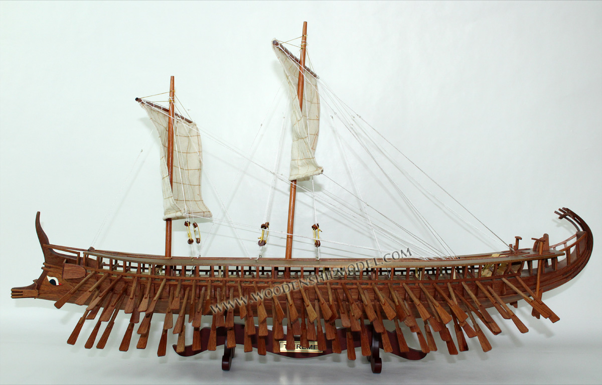 Trireme Ancient Greek Ship, Trireme ship model, Bireme ancient warship model, Trireme 400 B.C model ship, handmade Trireme model ship. Greek ship model, ancient ship, handcrafted ancient ship, display warship. Greek warship