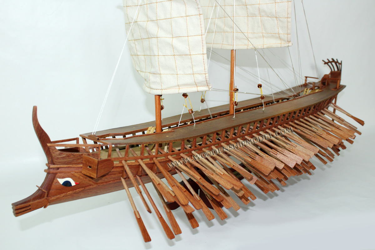 Trireme Bow, Trireme ship model, Bireme ancient warship model, Trireme 400 B.C model ship, handmade Trireme model ship. Greek ship model, ancient ship, handcrafted ancient ship, display warship. Greek warship