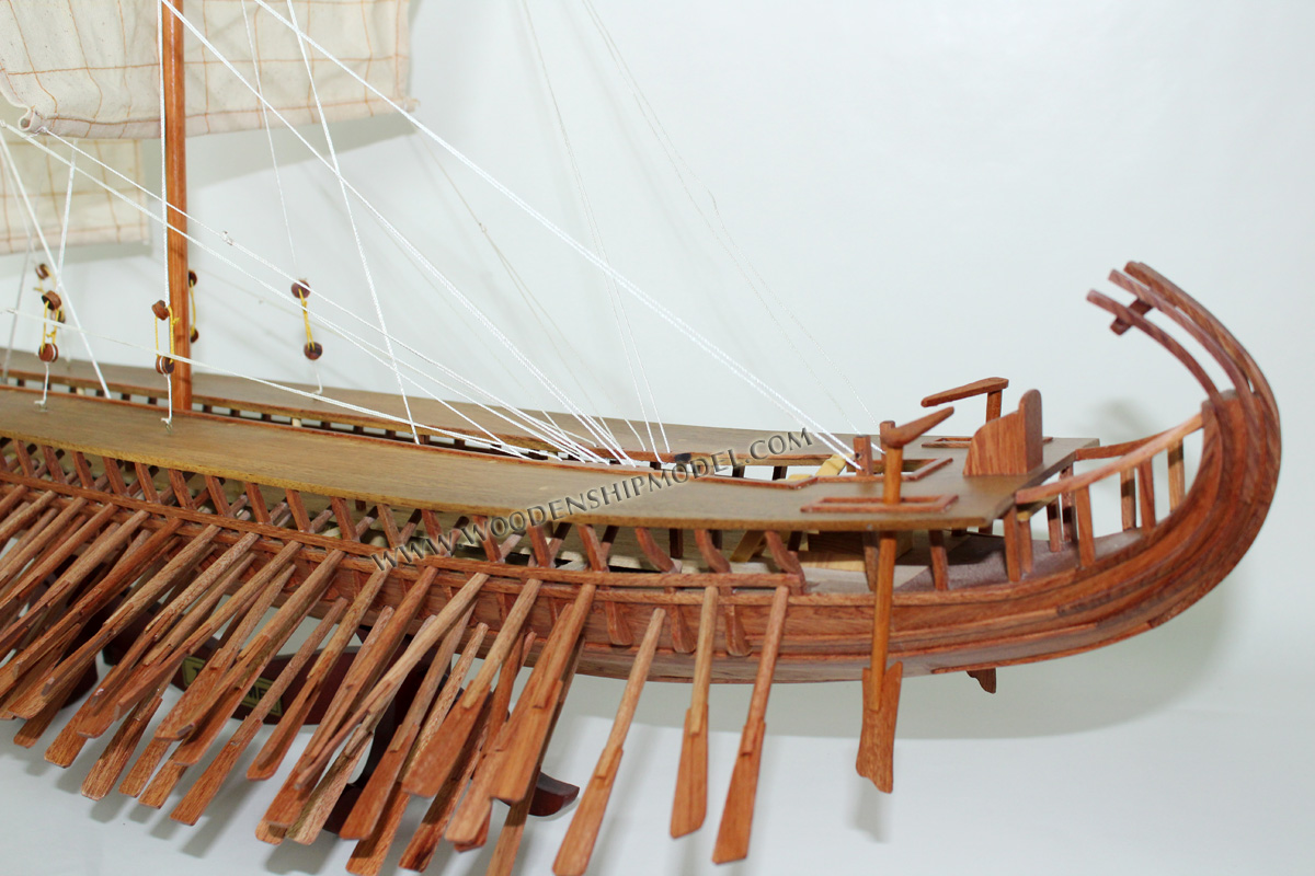 Trireme Stern, Trireme ship model, Bireme ancient warship model, Trireme 400 B.C model ship, handmade Trireme model ship. Greek ship model, ancient ship, handcrafted ancient ship, display warship. Greek warship