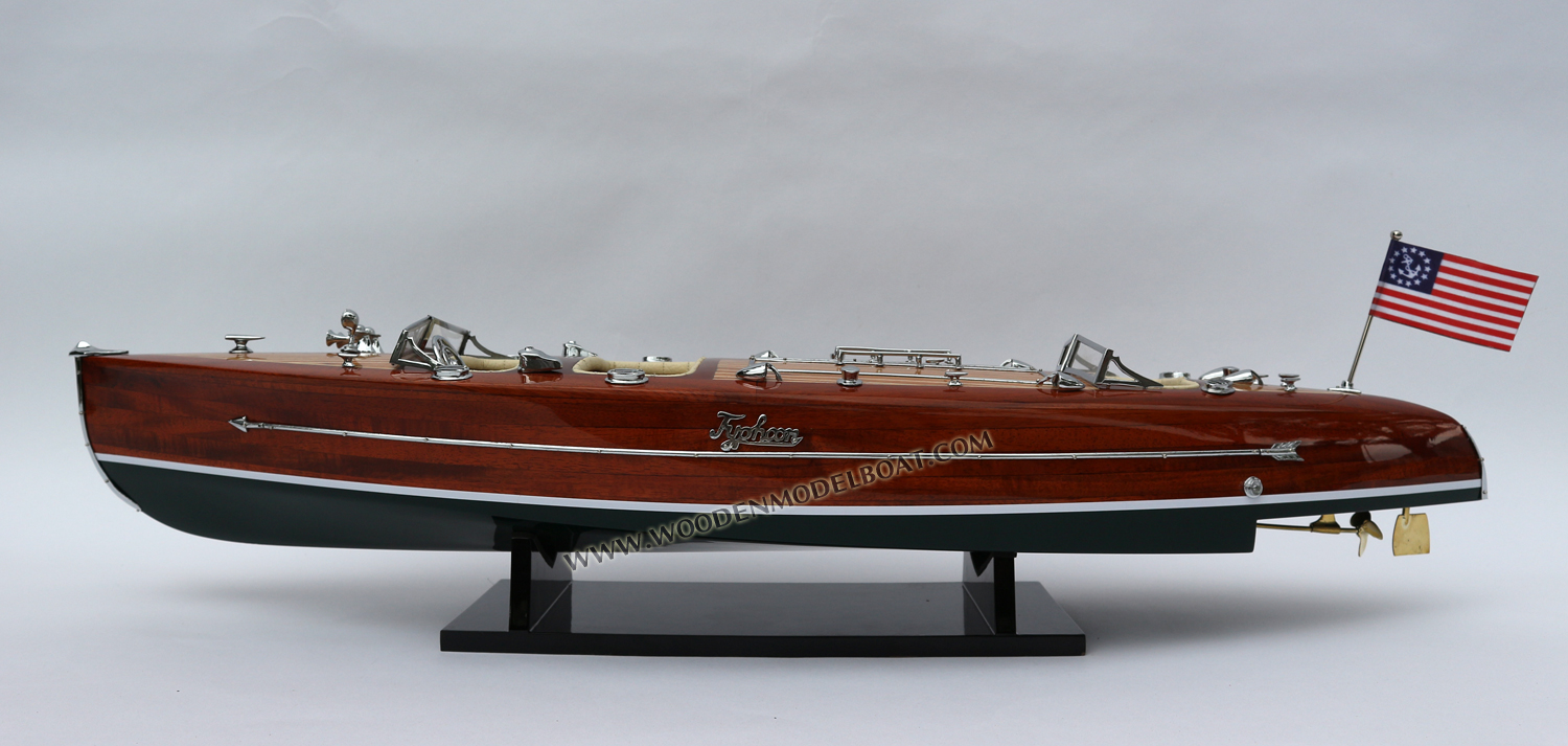 Typhoon, Typhoon speed boat, wooden model boat typhoon, classic wood boat typhoon, American speed boat, American wood boat, scale typhoon boat model, display model boat typhoon, teaser model boat, baby bootlegger model boat, Vietnam handmade wooden boat, Typhoon wooden boat, Typhoon handmade American model, gia nhien's model boat. ga-ni boat