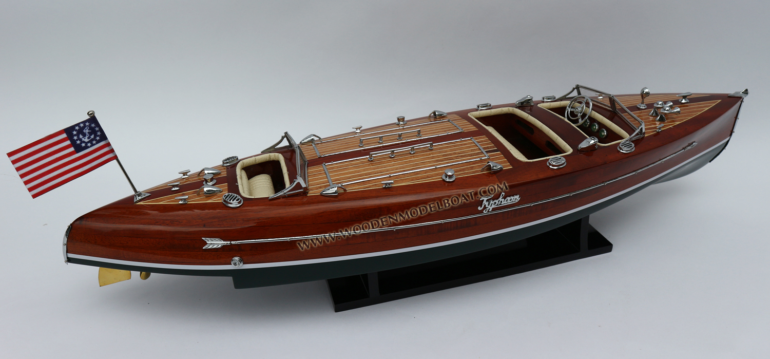 Typhoon, Typhoon speed boat, wooden model boat typhoon, classic wood boat typhoon, American speed boat, American wood boat, scale typhoon boat model, display model boat typhoon, teaser model boat, baby bootlegger model boat, Vietnam handmade wooden boat, Typhoon wooden boat, Typhoon handmade American model, gia nhien's model boat. ga-ni boat