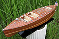 Model Boat Typhoon - Natural Wood Hull - Click to enlarge !!!