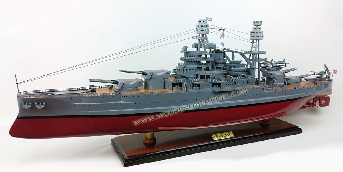 USS Arizona war ship model, wooden ship model uss arizona, wooden war ship model USS Arizona, model war ship pearl habor, handcrafted USS Arizona ship model, hand-made war ship model USS Arizona, quality war ship model USS Arizona, USS Arizona model ship ready for display, display war ship model' USS ARIZONA with deck canons