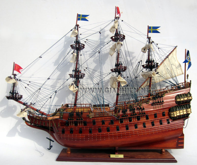 WASA  model ship ready for display