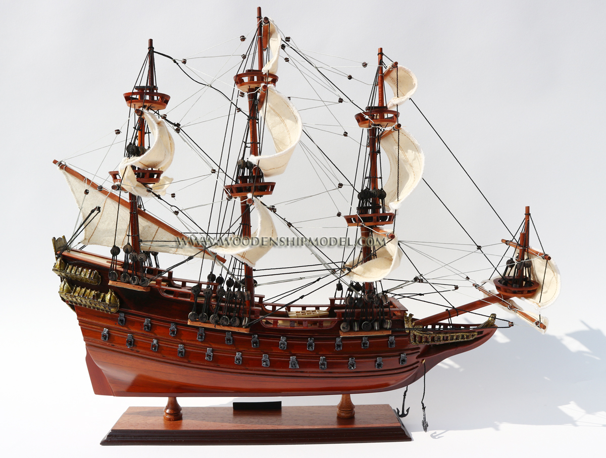 model ship wasa ready for display