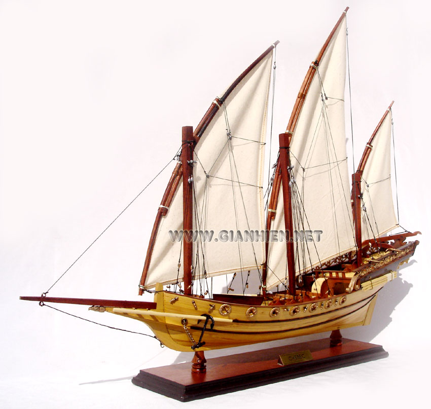 Model Xebec Chebec warship hull