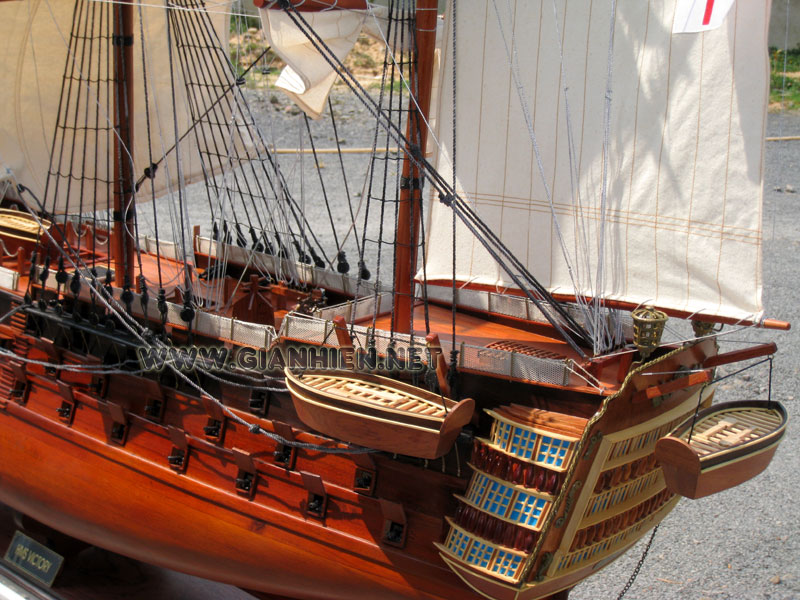 Model Ship XL HMS Victory Stern View